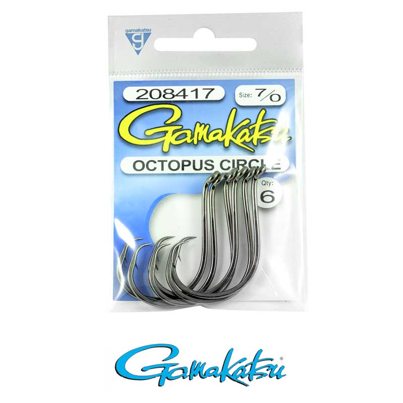 Gamakatsu Octopus Black Hook 50 Pack 9 / 0