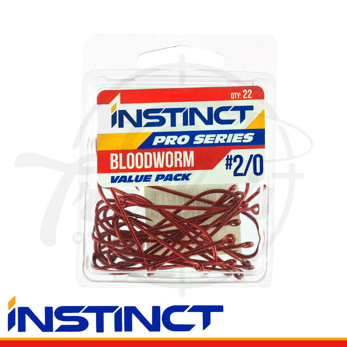 Instinct Pro Bloodworm Red Fishing Hook – Trellys