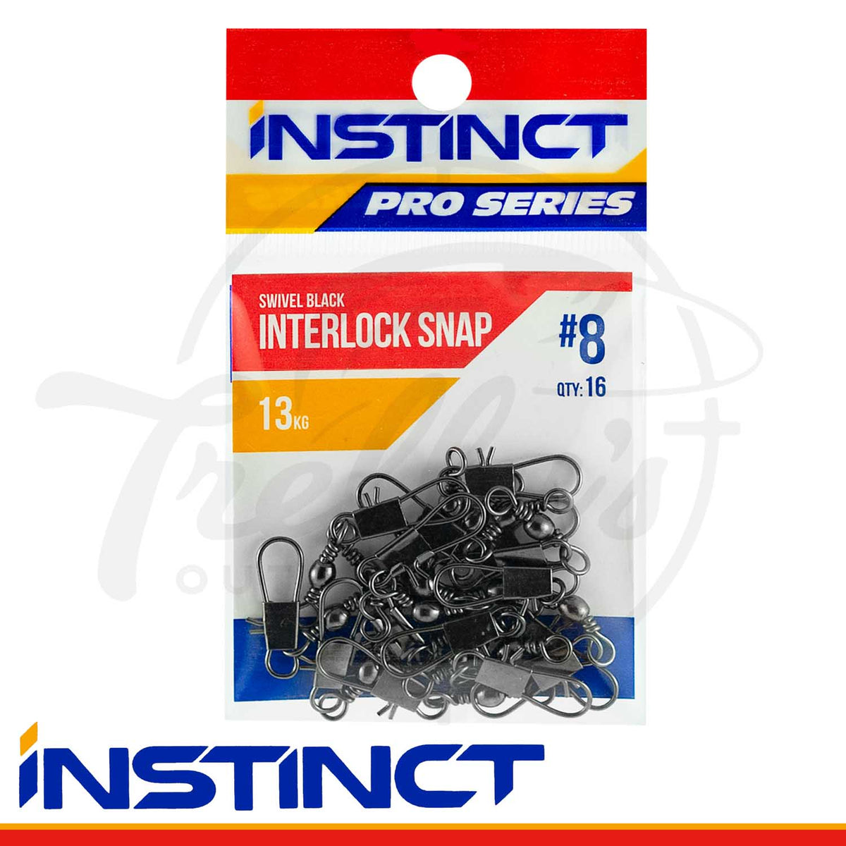 Instinct Pro Black Interlock Snap Fishing Swivel – Trellys